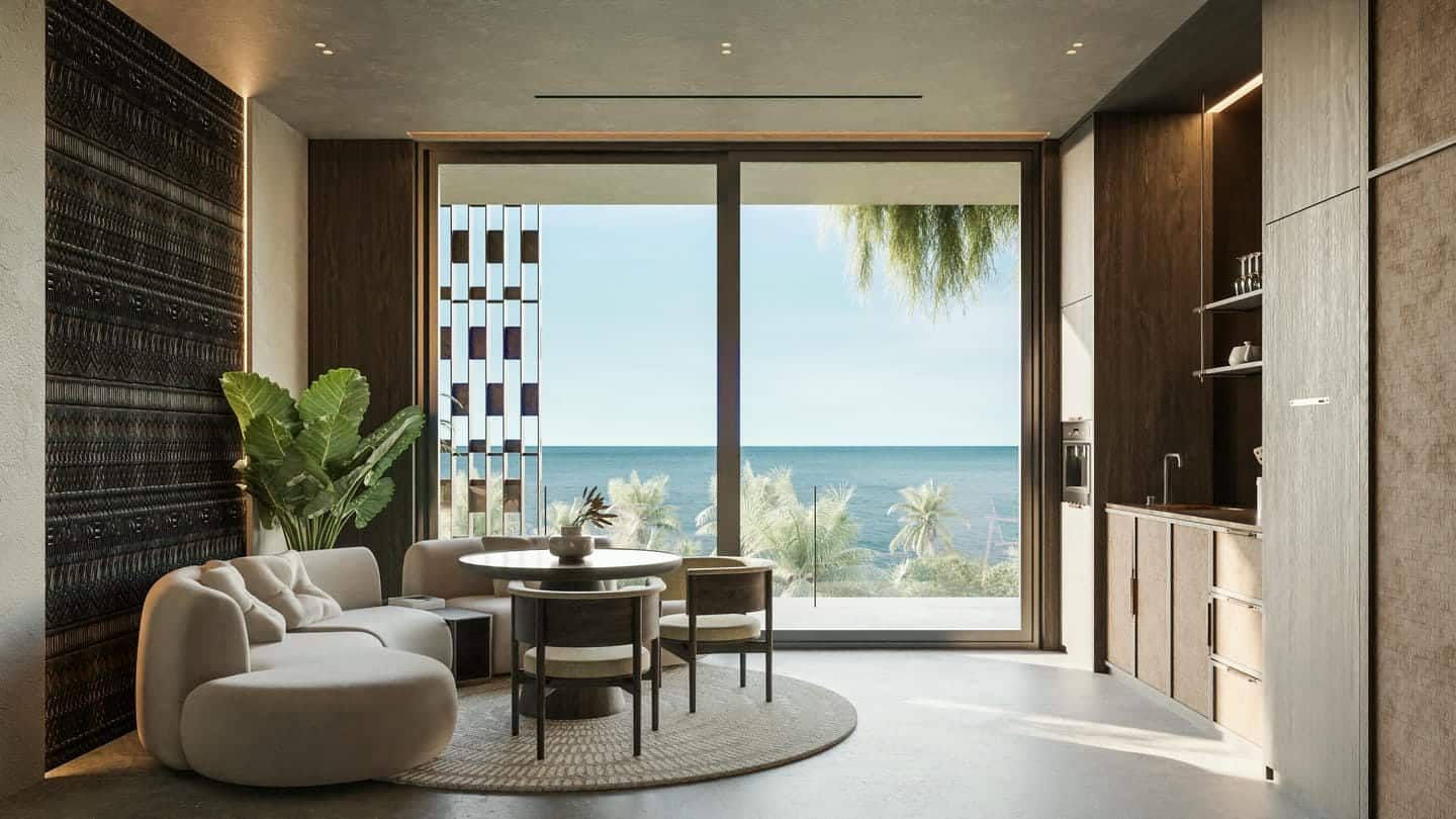 LUXURIOUS OCEAN VIEW 1 BEDROOM STUDIO FOR SALE LEASEHOLD IN PERERENAN BE-1160 